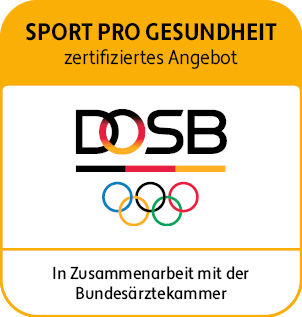 Zertifizierter Anbieter von Sport pro Gesundheit
